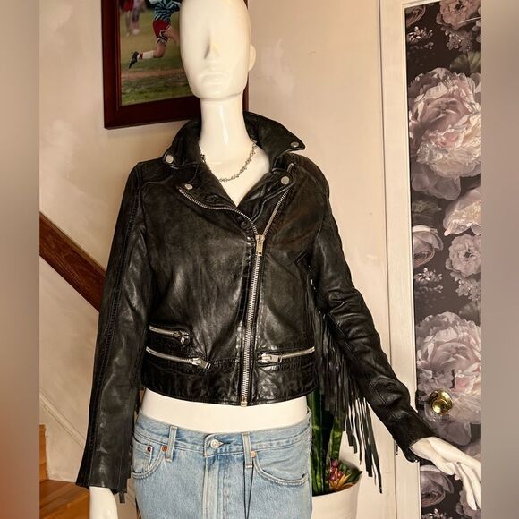 Mauritius Zoe RF Leather Jacket, Black - Picture 9 of 13